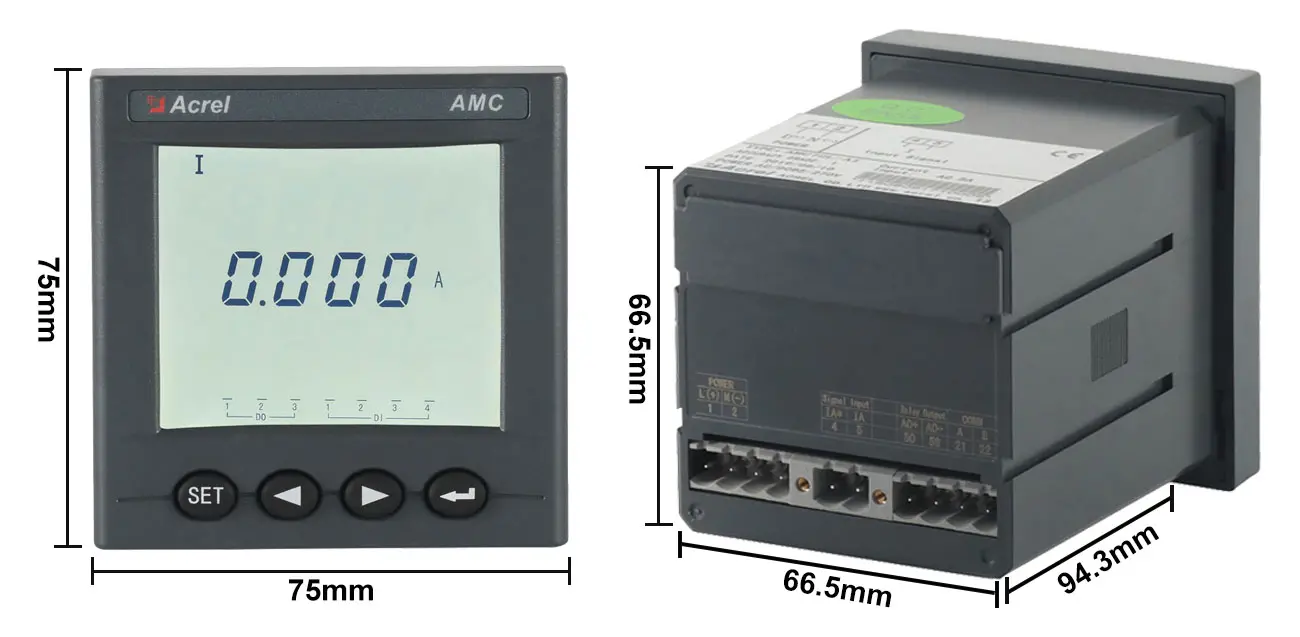 Voltmètre CA numérique triphasé monté sur panneau - Chine Compteur  numérique, compteur programmable