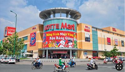 Wireless temperature monitoring device applied in Vietnam Lotte Mart project