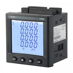 Medidor de energia multifuncional AC APM800